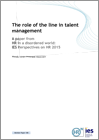The role of the line in talent management